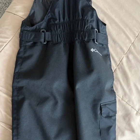 Columbia Youth Kids Black Snow Bibs Size 8 - Picture 4 of 7